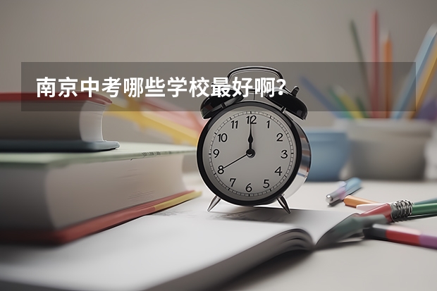 南京中考哪些学校最好啊？