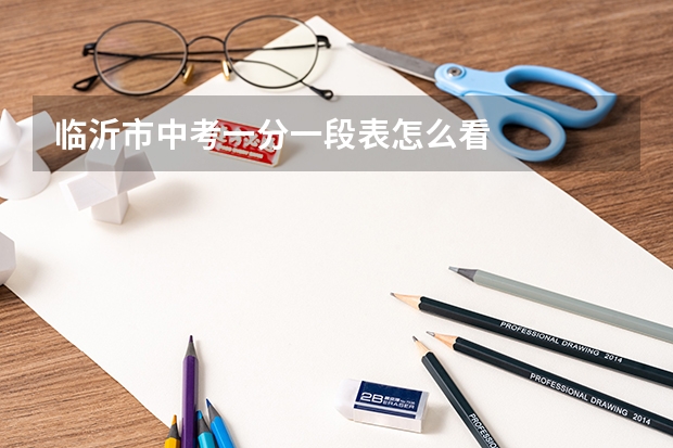 临沂市中考一分一段表怎么看