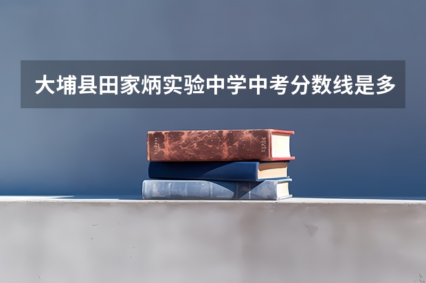 大埔县田家炳实验中学中考分数线是多少??