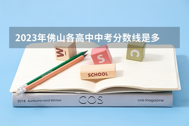 2023年佛山各高中中考分数线是多少？