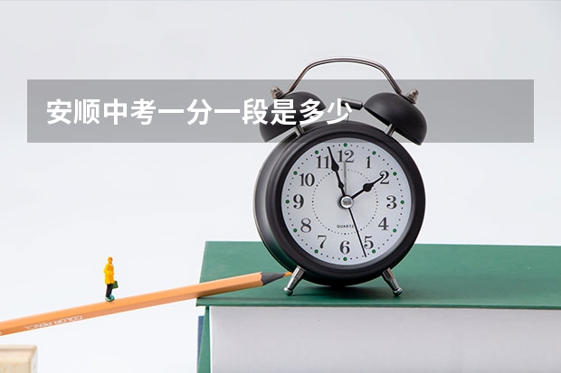 安顺中考一分一段是多少