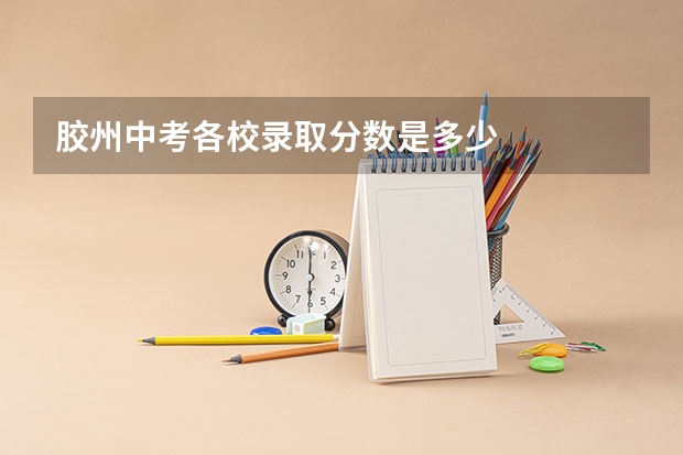 胶州中考各校录取分数是多少