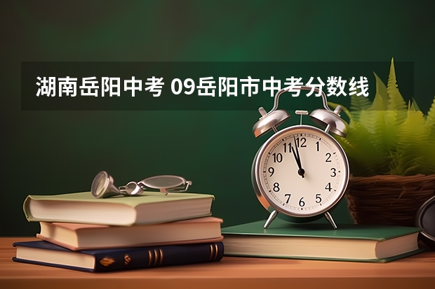湖南岳阳中考 09岳阳市中考分数线