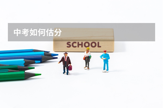 中考如何估分