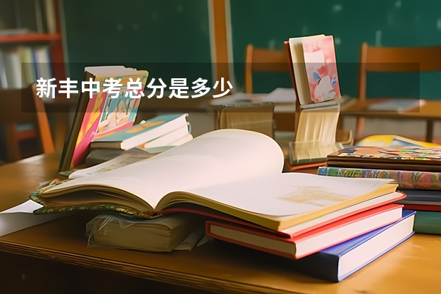 新丰中考总分是多少
