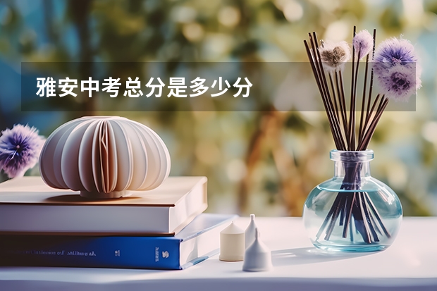 雅安中考总分是多少分