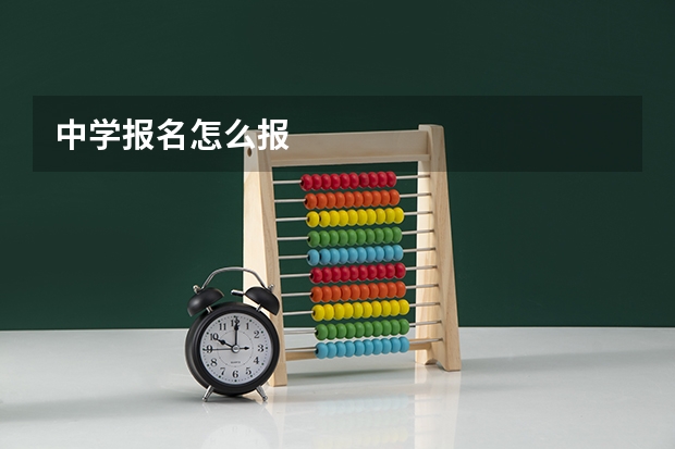 中学报名怎么报