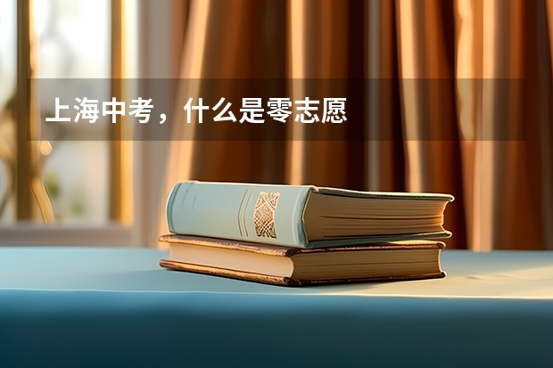 上海中考，什么是零志愿