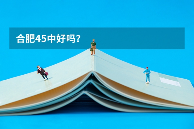 合肥45中好吗？