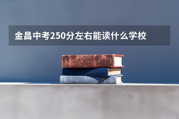 金昌中考250分左右能读什么学校