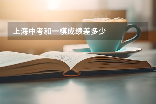 上海中考和一模成绩差多少