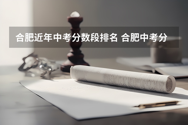 合肥近年中考分数段排名 合肥中考分数段