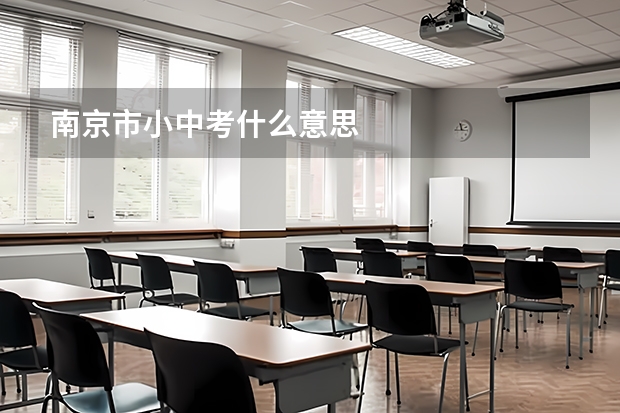 南京市小中考什么意思