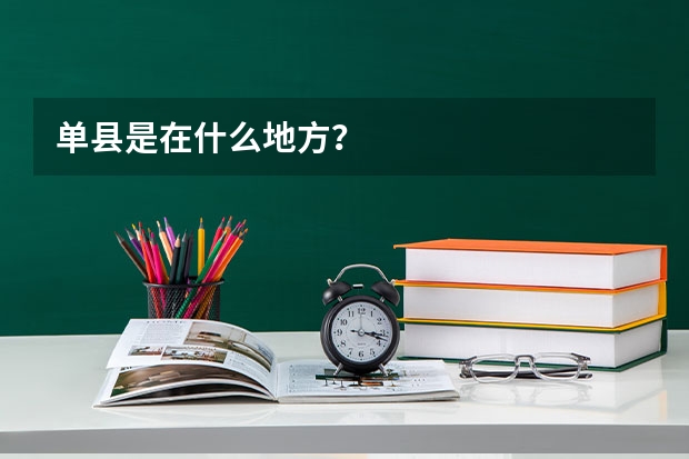 单县是在什么地方？