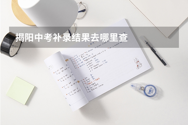 揭阳中考补录结果去哪里查