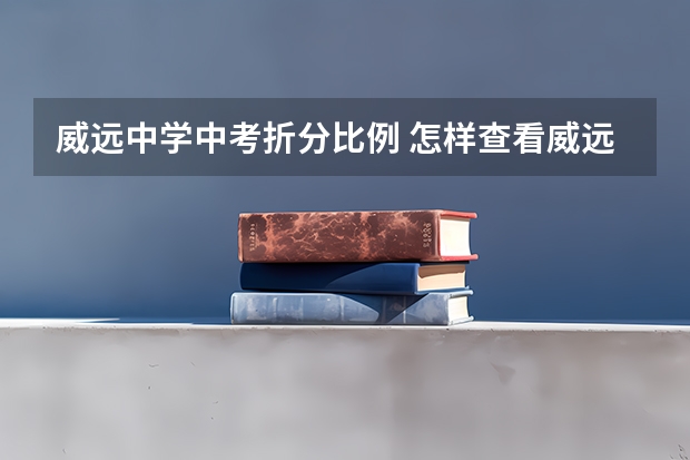 威远中学中考折分比例 怎样查看威远一中中考成绩单