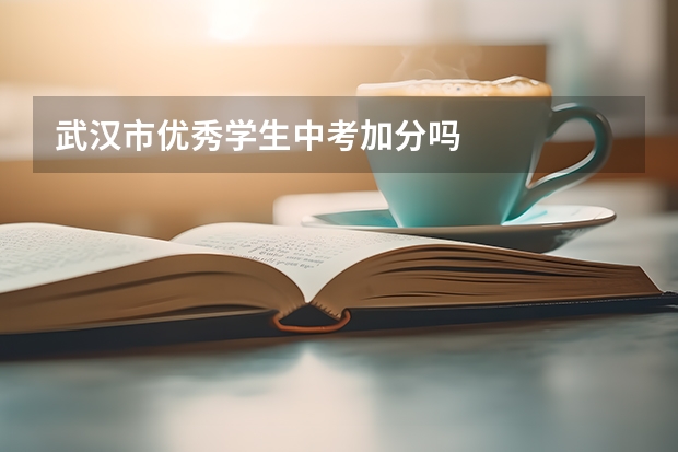 武汉市优秀学生中考加分吗