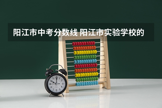 阳江市中考分数线 阳江市实验学校的历年中考成绩