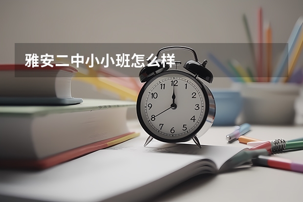 雅安二中小小班怎么样