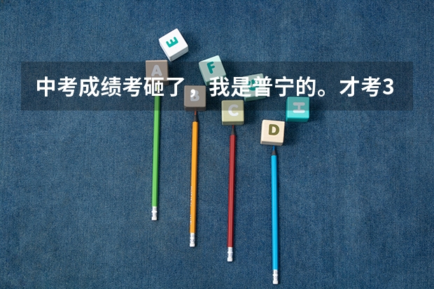 中考成绩考砸了，我是普宁的。才考377 请问兴文，普师高级中学，三中，哪个好