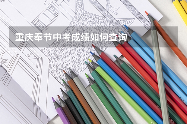 重庆奉节中考成绩如何查询