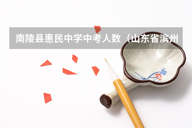南陵县惠民中学中考人数(山东省滨州市中考有关文件)