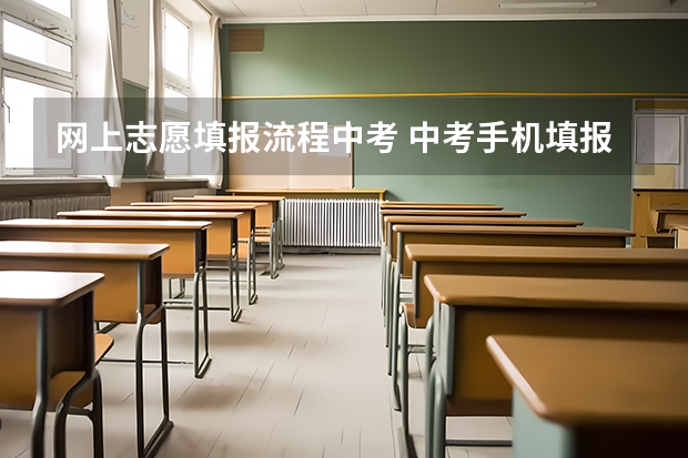 网上志愿填报流程中考 中考手机填报志愿步骤