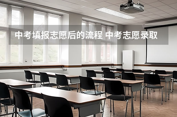 中考填报志愿后的流程 中考志愿录取流程和规则