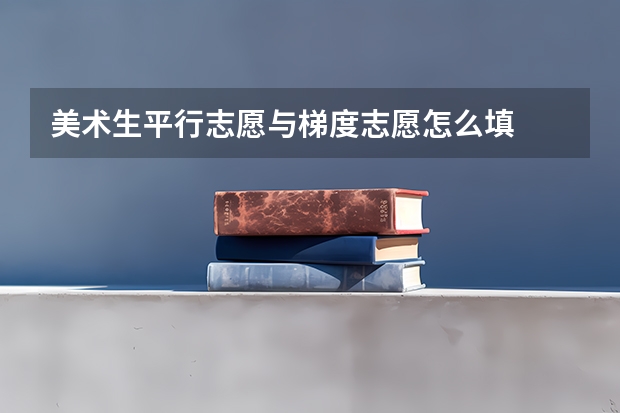 美术生平行志愿与梯度志愿怎么填