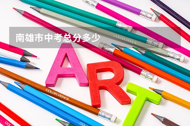 南雄市中考总分多少