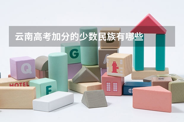 云南高考加分的少数民族有哪些