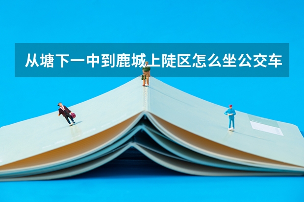 从塘下一中到鹿城上陡区怎么坐公交车