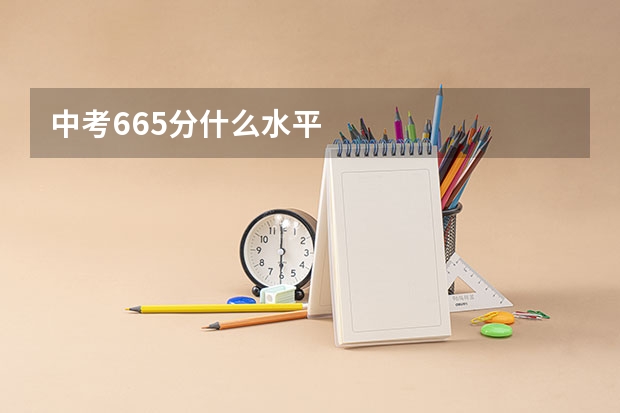 中考665分什么水平