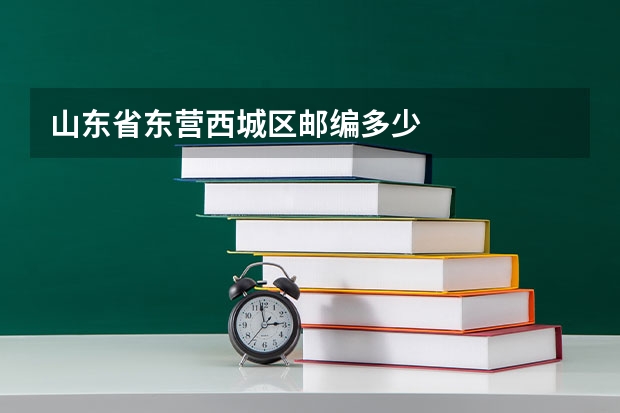 山东省东营西城区邮编多少