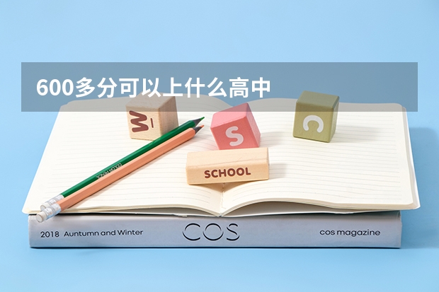 600多分可以上什么高中