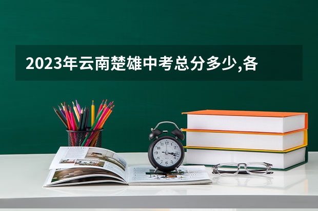 2023年云南楚雄中考总分多少,各科都是多少分？