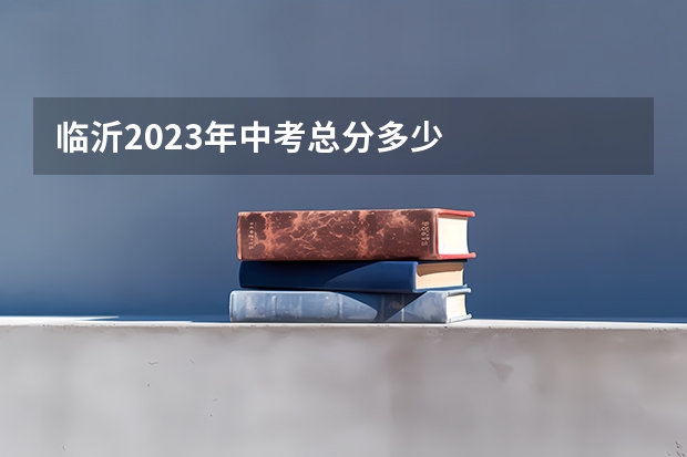 临沂2023年中考总分多少